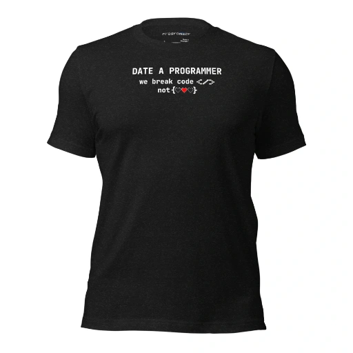 Picture of Date A Programmer Shirt