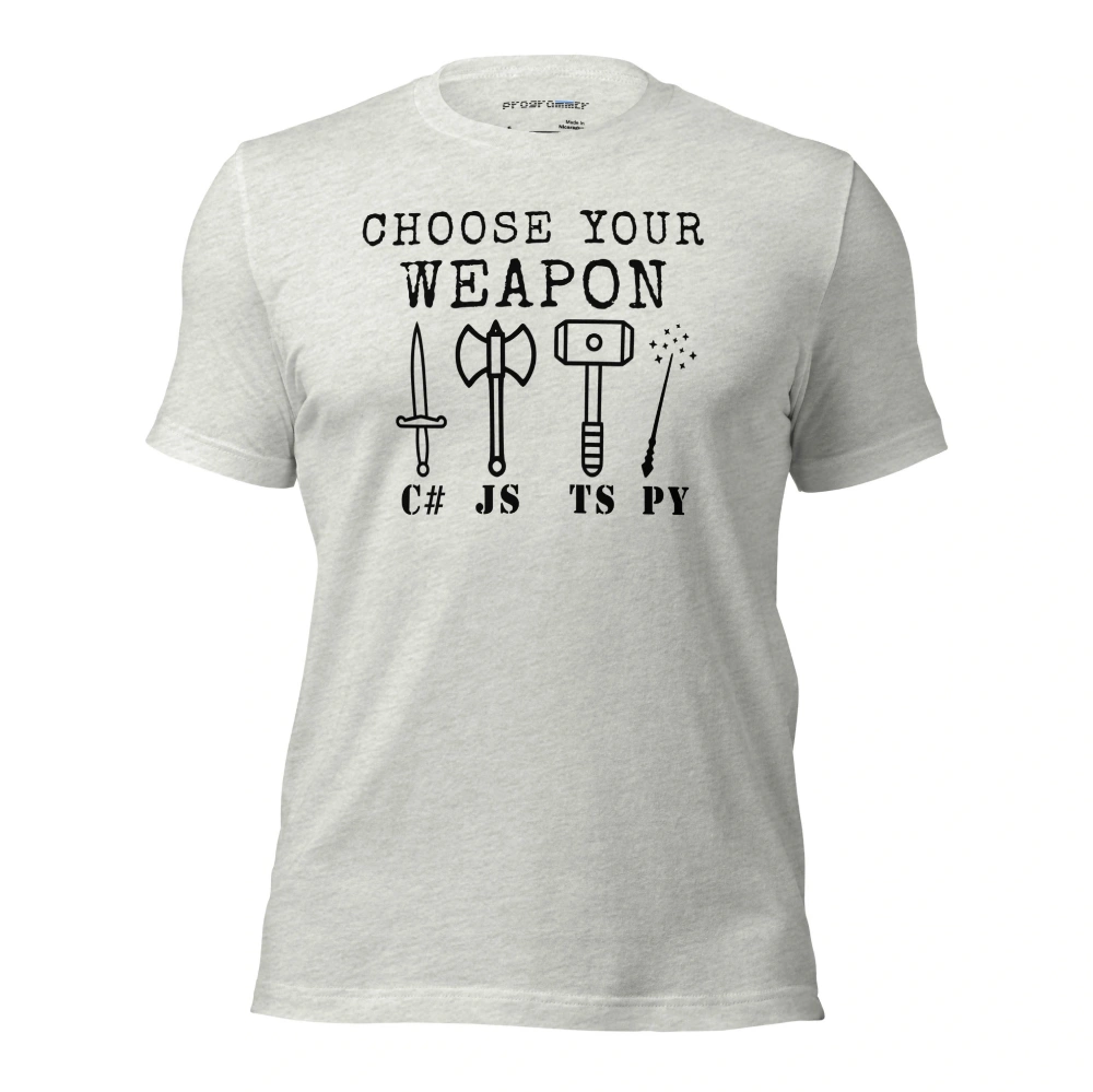 Picture of Choose Your Weapon Shirt