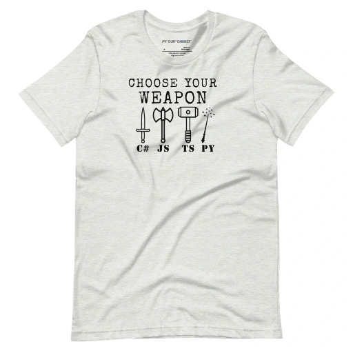 Picture of Choose Your Weapon Shirt