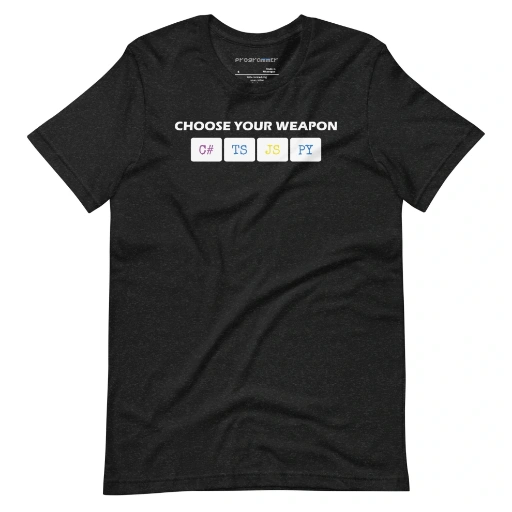 Picture of Choose Your Weapon Shirt