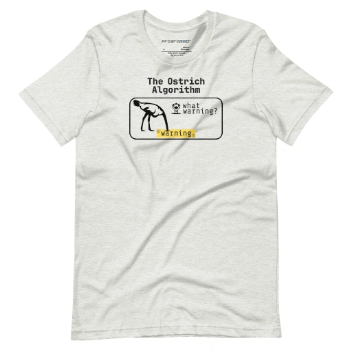 Picture of The Ostrich Algorithm Shirt