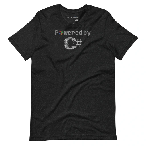 Picture of Powered By C-Sharp Shirt