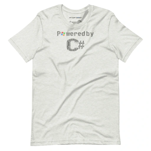 Picture of Powered By C-Sharp Shirt