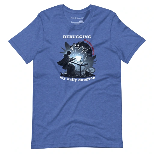 Picture of Debugging My Daily Dungeon Shirt