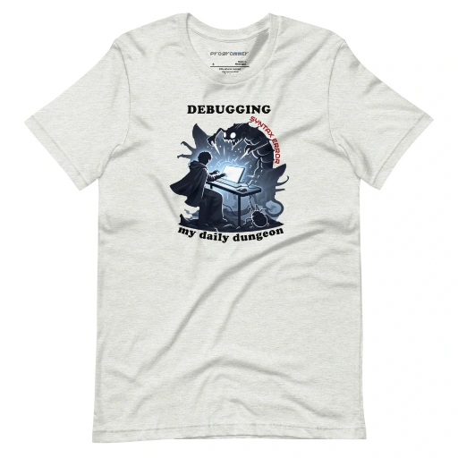 Picture of Debugging My Daily Dungeon Shirt