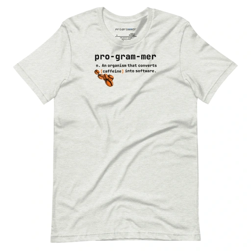 Picture of CONVERT CAFFEINE INTO SOFTWARE SHIRT