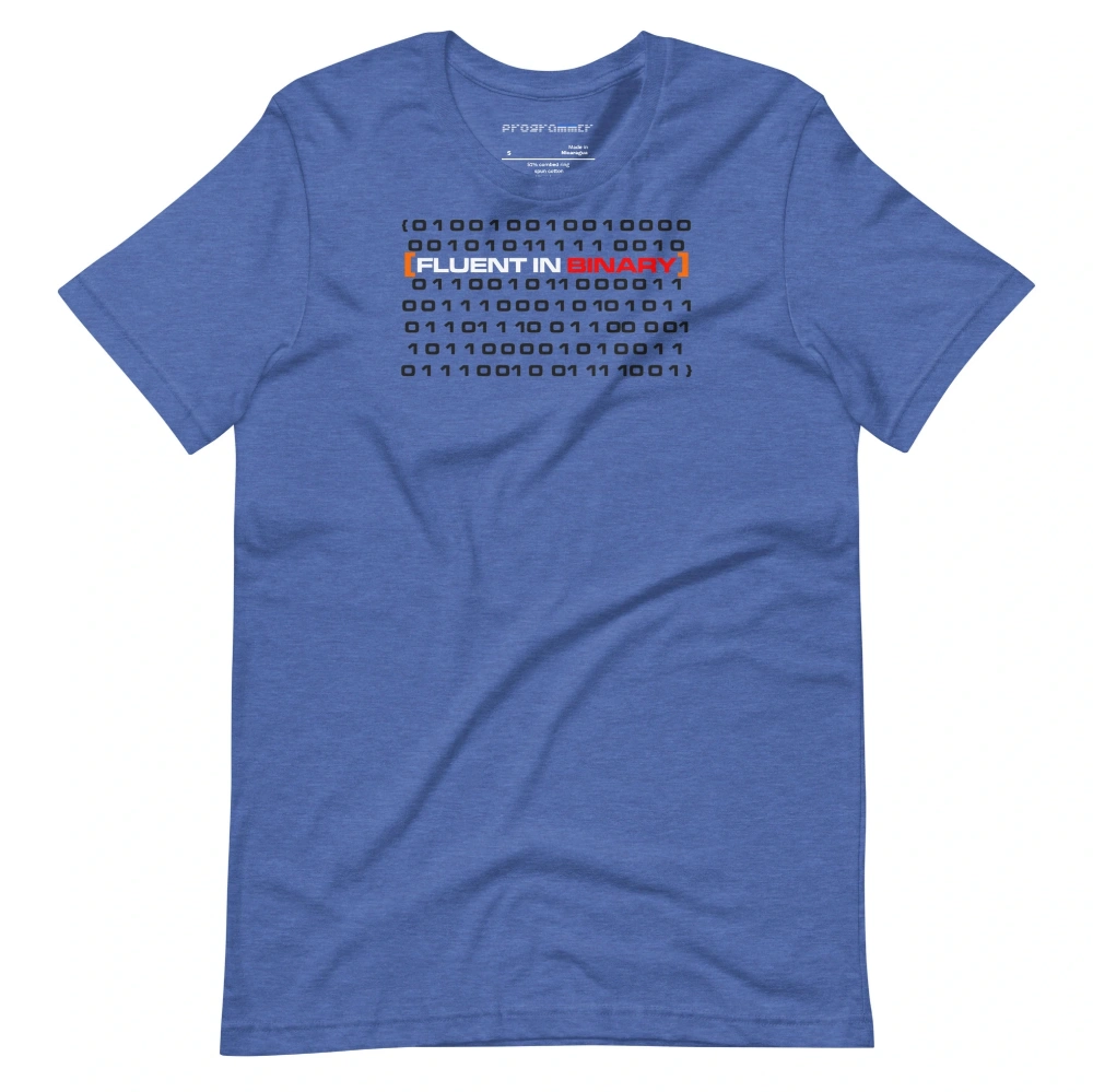 Picture of Fluent In Binary Shirt