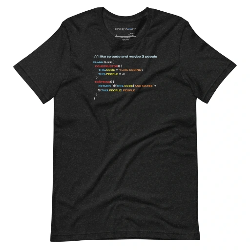 Picture of I Like To Code And Maybe Three People Tee