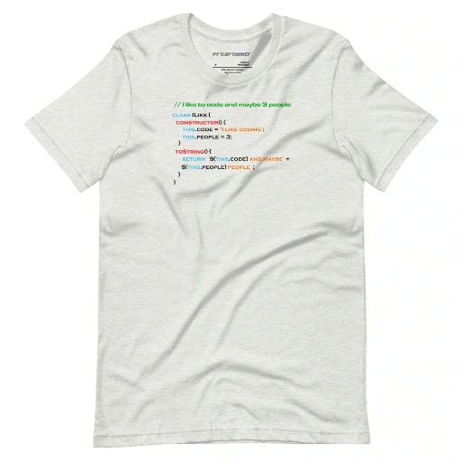 Picture of I Like To Code And Maybe Three People Tee