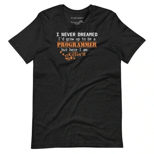 Picture of I Never Dreamed To Be A Programmer Shirt