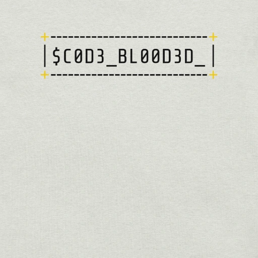 Picture of Code Blooded ASCII Terminal T-Shirt Shirt