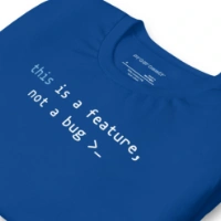 Picture of Javascript This Is A Feature Shirt