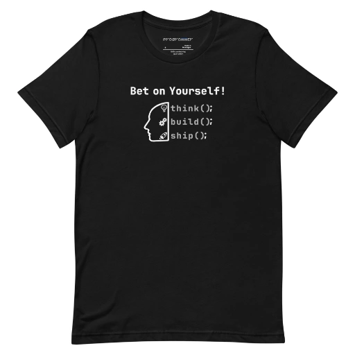Picture of Bet on Yourself – Think. Build. Ship.