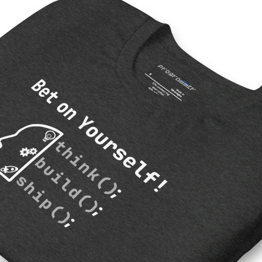 Picture of Bet on Yourself – Think. Build. Ship.