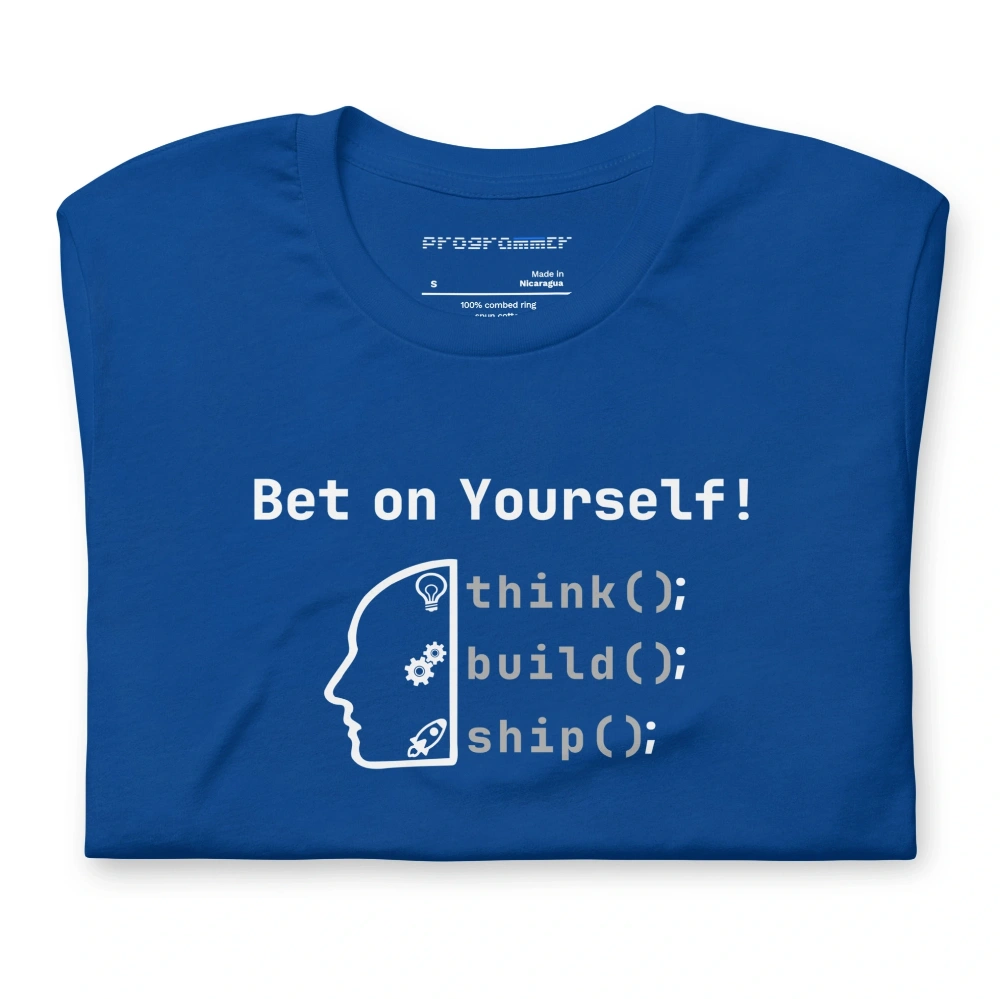 Picture of Bet on Yourself – Think. Build. Ship.