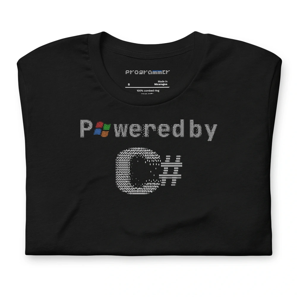Picture of Powered By C-Sharp Shirt