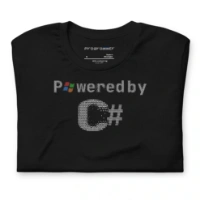 Picture of Powered By C-Sharp Shirt