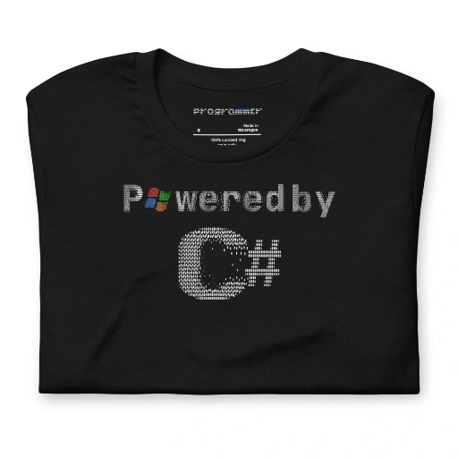 Picture of Powered By C-Sharp Shirt