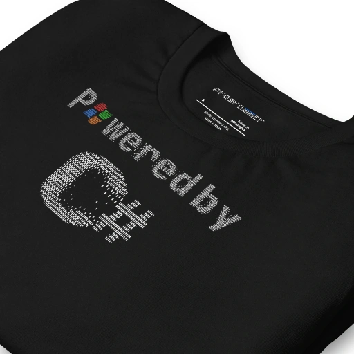 Picture of Powered By C-Sharp Shirt