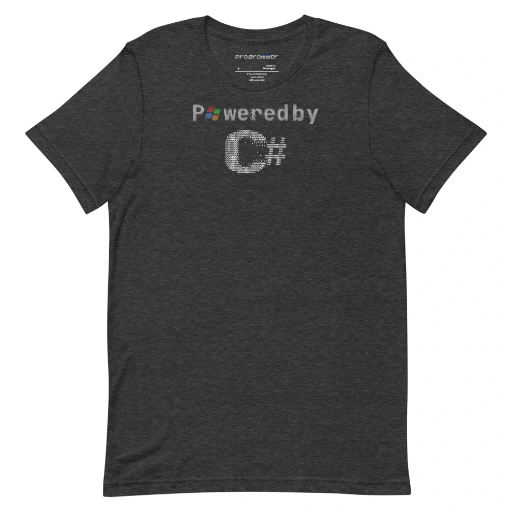 Picture of Powered By C-Sharp Shirt