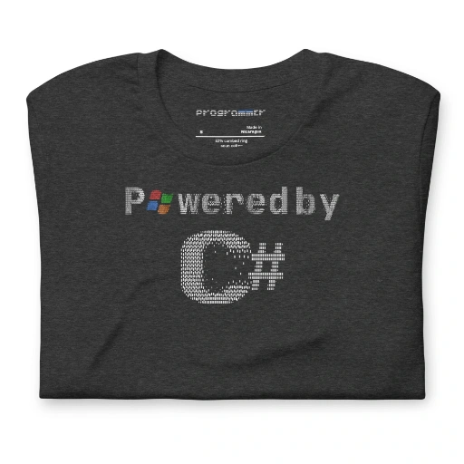 Picture of Powered By C-Sharp Shirt