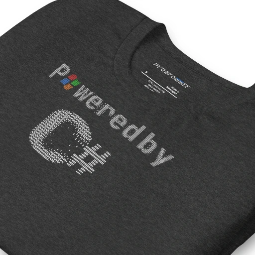 Picture of Powered By C-Sharp Shirt