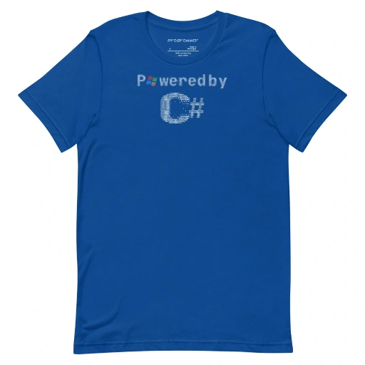 Picture of Powered By C-Sharp Shirt