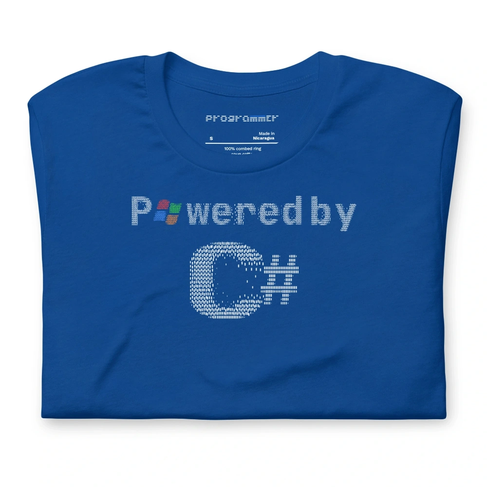 Picture of Powered By C-Sharp Shirt