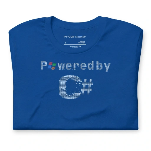 Picture of Powered By C-Sharp Shirt