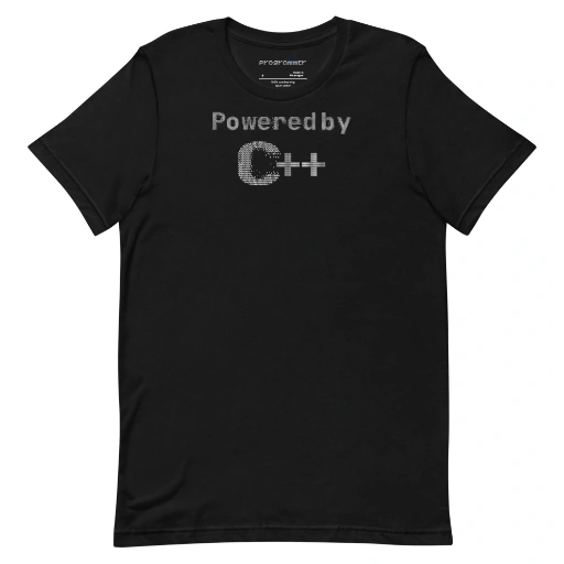 Picture of Powered By C++ Shirt