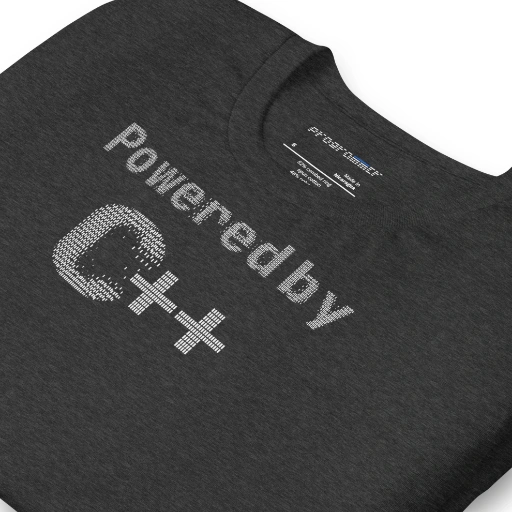 Picture of Powered By C++ Shirt