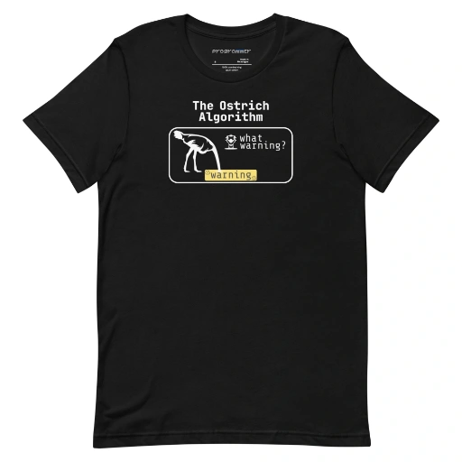 Picture of The Ostrich Algorithm Shirt