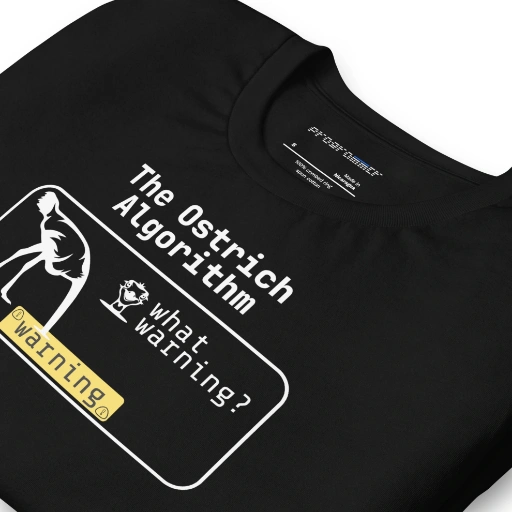 Picture of The Ostrich Algorithm Shirt