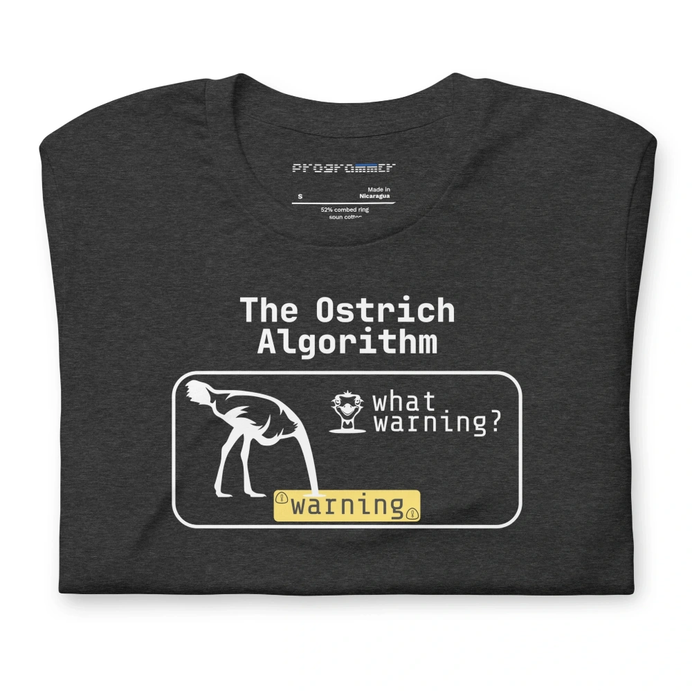 Picture of The Ostrich Algorithm Shirt