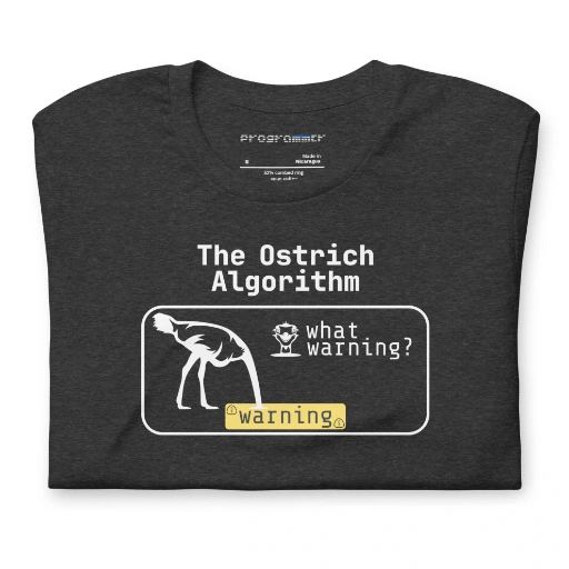 Picture of The Ostrich Algorithm Shirt