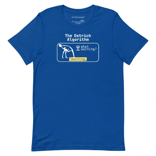 Picture of The Ostrich Algorithm Shirt