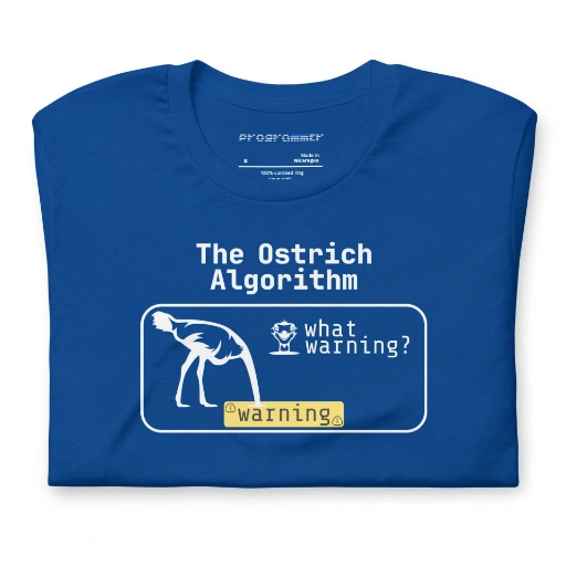 Picture of The Ostrich Algorithm Shirt