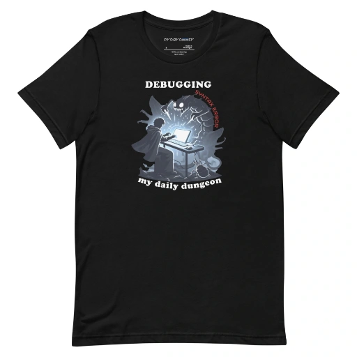 Picture of Debugging My Daily Dungeon Shirt