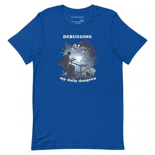 Picture of Debugging My Daily Dungeon Shirt