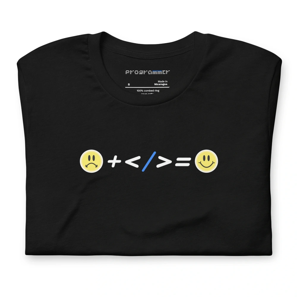 Picture of Coding Makes Me Happy Shirt