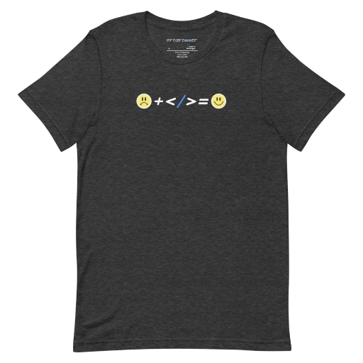 Picture of Coding Makes Me Happy Shirt