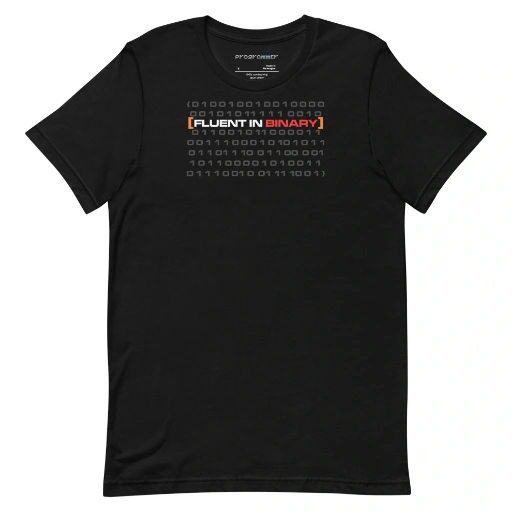 Picture of Fluent In Binary Shirt