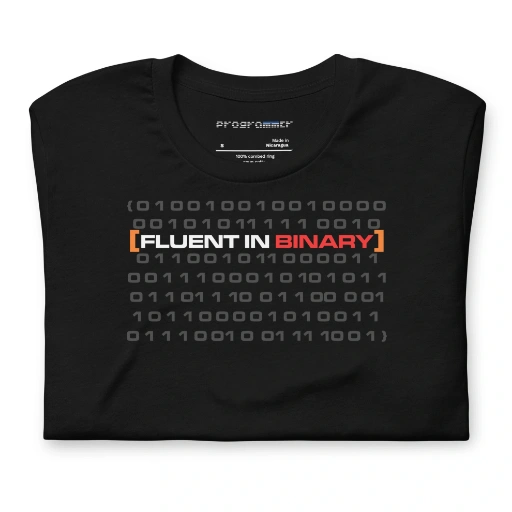 Picture of Fluent In Binary Shirt