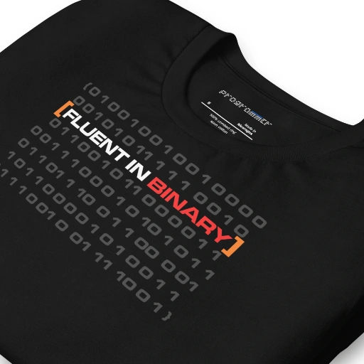 Picture of Fluent In Binary Shirt