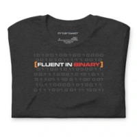 Picture of Fluent In Binary Shirt
