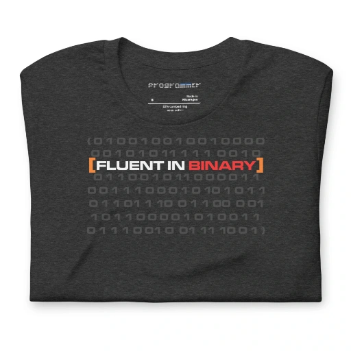 Picture of Fluent In Binary Shirt