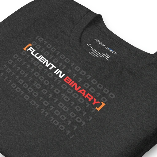 Picture of Fluent In Binary Shirt