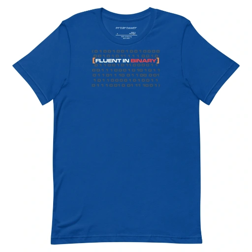 Picture of Fluent In Binary Shirt