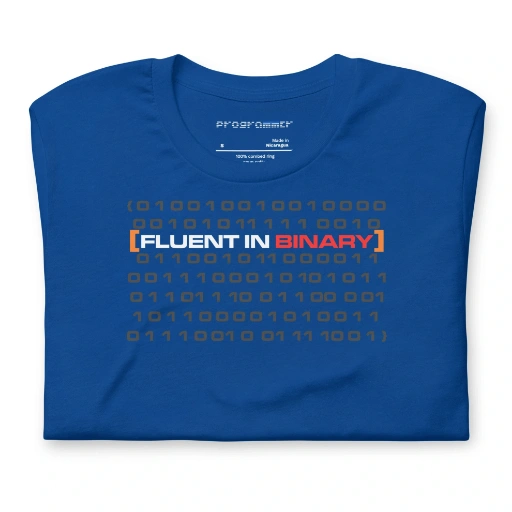 Picture of Fluent In Binary Shirt