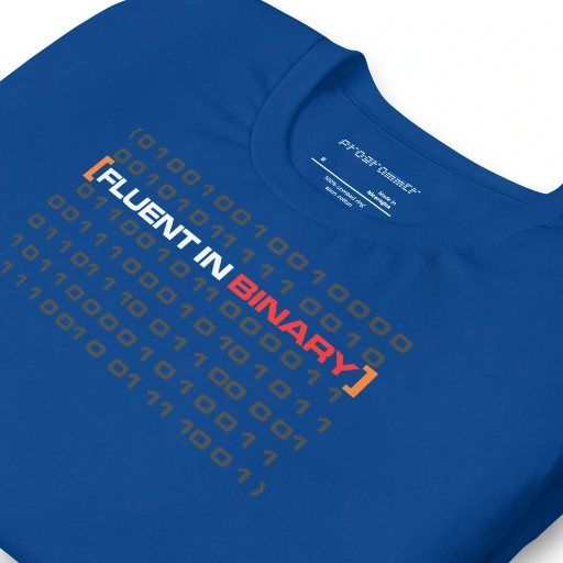 Picture of Fluent In Binary Shirt